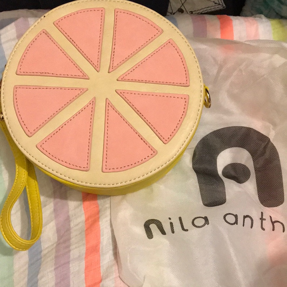 Lemon crossbody/ wristlet